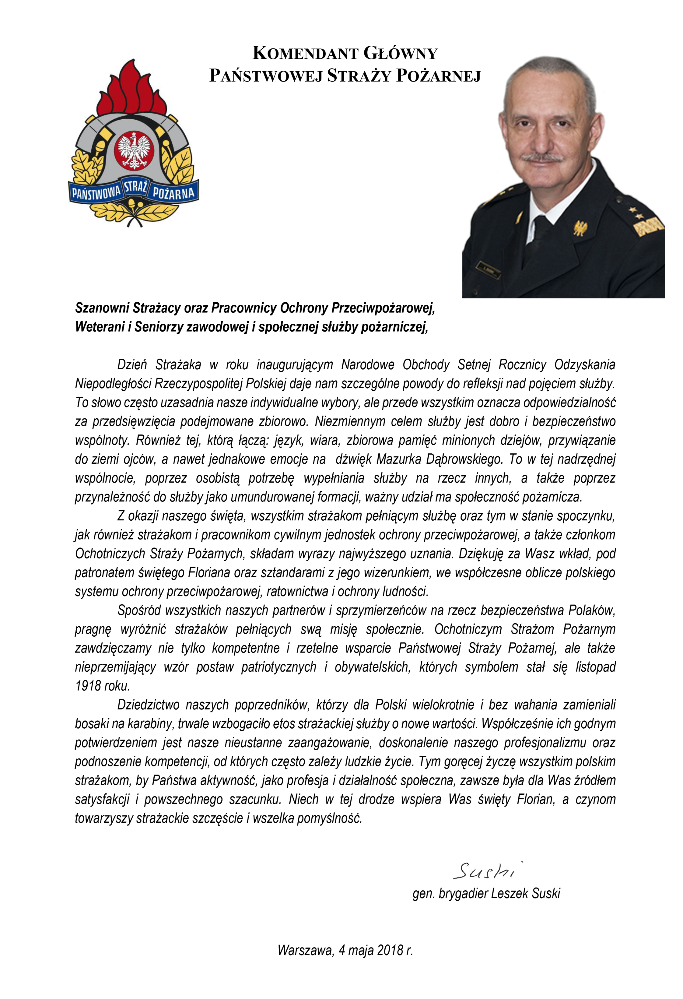 dzień strażaka kom